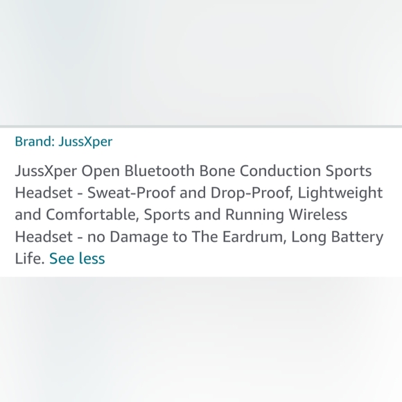 New In Box!! Waterproof Bone Conduction Wireless Headset - Picture 7 of 7